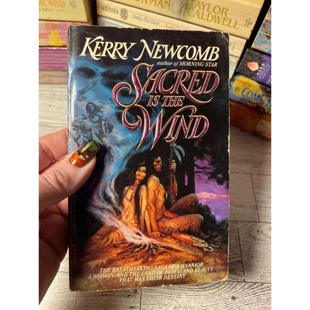 Sacred Is the Wind‎ Novel by Kerry Newcomb 1985 Bantam Books Paperback